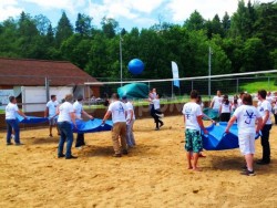 Фитнес мяч с чехлом