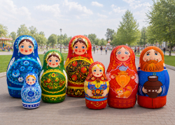 Матрешки народные