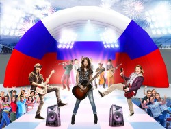 Надувная арочная сцена