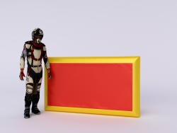 Стена малая W (Low wall W)