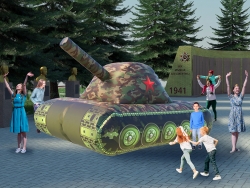 Надувной герметичный танк